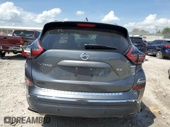 2019 Nissan Murano S with VIN 5N1AZ2MJ9KN122219, listed as a Copart auction lot 51909995 with 61,598 mi miles and Salvage Title. Bid and sale history available at DreamBid. Image 6.