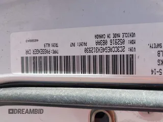 2014 Chrysler 300 with VIN 2C3CCAEG4EH312930, listed as a IAAI auction lot 41907509 with 128,940 mi miles. Bid and sale history available at carsss.com. Image 9.