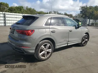 2020 Audi Q3 S line Premium with VIN WA1DECF37L1052630, listed as a Copart auction lot 45125555 with 57,910 mi miles and Non Repairable. Bid and sale history available at carsss.com. Image 3.