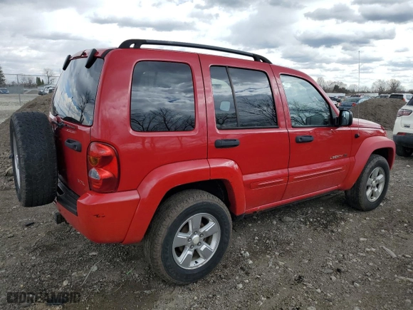 2002 Jeep Liberty Limited with VIN 1J4GL58K12W340888, listed as a Copart auction lot 50305335 with 177,004 mi miles and Salvage Title. Bid and sale history available at carsss.com. Image 3.