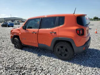 2018 Jeep Renegade Sport with VIN ZACCJBAB9JPH14873, listed as a Copart auction lot 58444785 with 106,816 mi miles and Salvage title. Bid and sale history available at DreamBid. Image 2.
