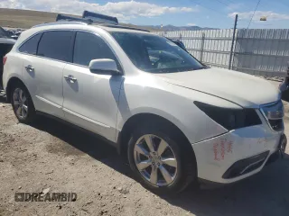 2015 Acura MDX Advance/Entertainment Pkg with VIN 5FRYD4H87FB023244, listed as a Copart auction lot 50199235 with 167,827 mi miles and Salvage Title. Bid and sale history available at carsss.com. Image 4.