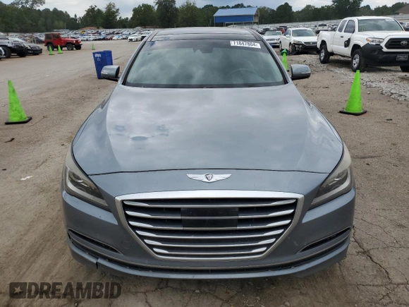 2015 Hyundai Genesis 3.8L with VIN KMHGN4JEXFU071785, listed as a Copart auction lot 71847804 with 153,816 mi miles and Salvage Title. Bid and sale history available at carsss.com. Image 5.