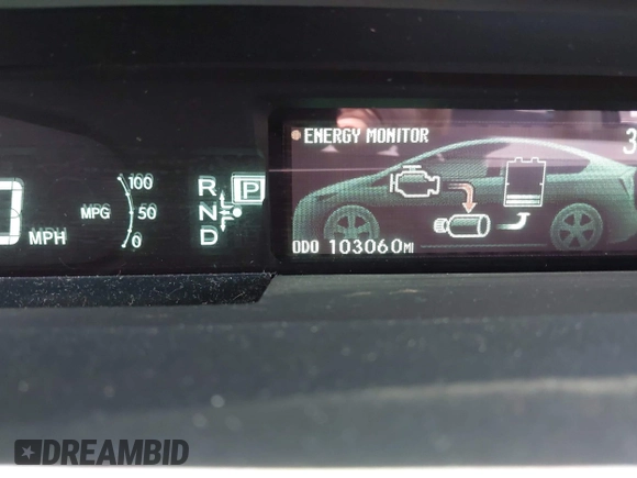 2013 Toyota Prius One z VIN JTDKN3DU6D1620683, wystawiony jako IAAI lot #42212444 z przebiegiem 103 060 mil mil oraz . Historia ofert i sprzedaży dostępna na DreamBid. Obrazek 15.