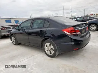 2014 Honda Civic LX z VIN 19XFB2F57EE029853, wystawiony jako Copart lot #58571555 z przebiegiem 138 115 mil mil oraz Czysty tytuł • Clean title. Historia ofert i sprzedaży dostępna na DreamBid. Obrazek 2.