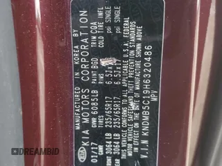 2017 Kia Sedona LX with VIN KNDMB5C19H6320486, listed as a Copart auction lot 73215754 with 100,891 mi miles and Salvage Title. Bid and sale history available at carsss.com. Image 13.