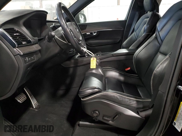 2020 Volvo XC90 R-Design with VIN YV4BR0CM6L1616598, listed as a Copart auction lot 83531044 with 0 mi miles and Salvage Title. Bid and sale history available at carsss.com. Image 7.