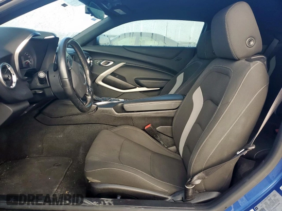 2020 Chevrolet Camaro 1LT with VIN 1G1FB1RX0L0114488, listed as a Copart auction lot 58268185 with 57,140 mi miles and Salvage title. Bid and sale history available at DreamBid. Image 7.