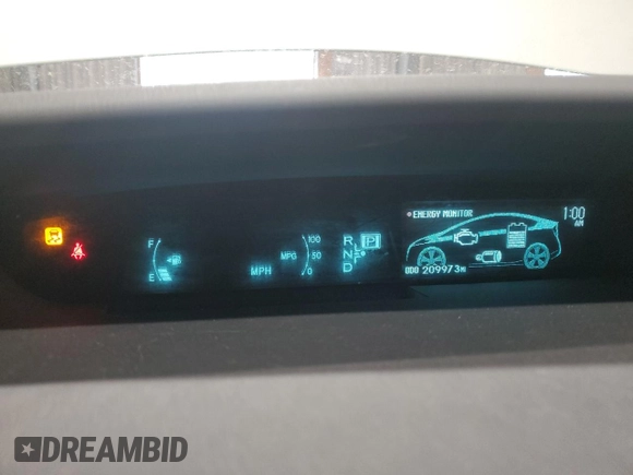 2010 Toyota Prius II with VIN JTDKN3DU0A0219695, listed as a Copart auction lot 53978185 with 209,973 mi miles and Clean Title. Bid and sale history available at carsss.com. Image 9.