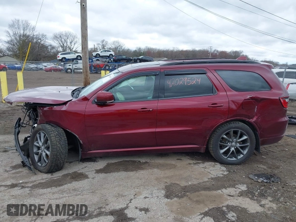 2018 Dodge Durango GT with VIN 1C4RDJDG1JC101816, listed as a IAAI auction lot 42029524 with 51,189 mi miles and . Bid and sale history available at DreamBid. Image 15.