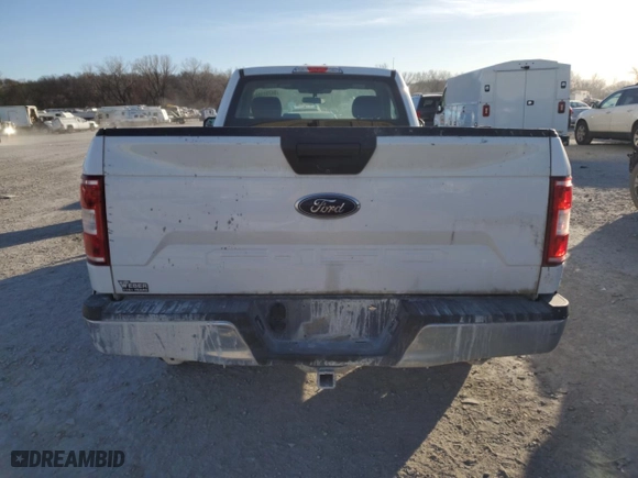 2019 Ford F-150 XL with VIN 1FTMF1C50KKC79325, listed as a Copart auction lot 84731164 with 100,643 mi miles and Salvage Title. Bid and sale history available at carsss.com. Image 6.