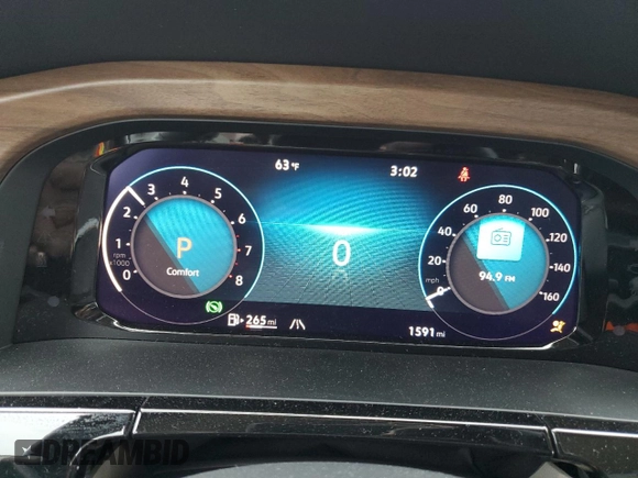 2025 Volkswagen Atlas SE z VIN 1V2JR2CA2SC522901, wystawiony jako Copart lot #44956845 z przebiegiem 1 591 mil mil oraz Szkoda całkowita • Salvage title. Historia ofert i sprzedaży dostępna na DreamBid. Obrazek 9.