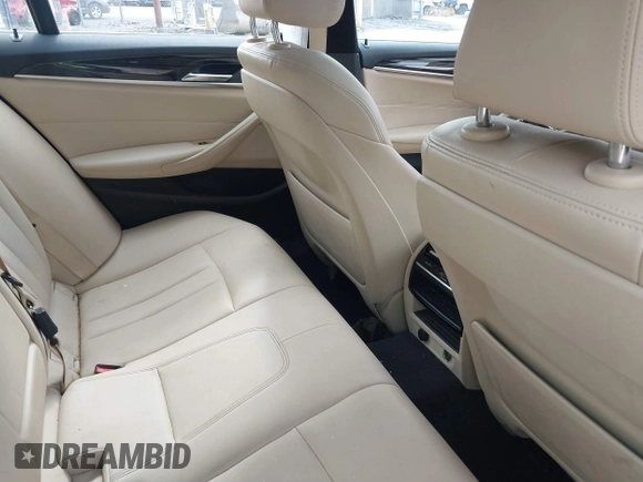 2019 BMW 5 Series 530i xDrive with VIN WBAJA7C5XKWW23351, listed as a IAAI auction lot 41760342 with 45,869 mi miles and . Bid and sale history available at carsss.com. Image 8.
