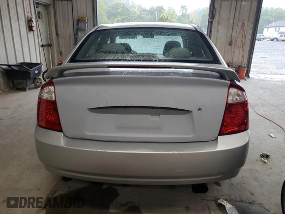 2006 Kia Spectra EX with VIN KNAFE121565357402, listed as a Copart auction lot 72889614 with 200,657 mi miles and Salvage Title. Bid and sale history available at carsss.com. Image 6.