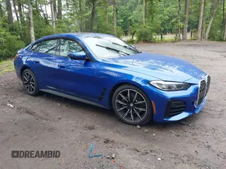 2024 BMW 4 Series 430i xDrive with VIN WBA73AV07RFR14399, listed as a IAAI auction lot 42365966 with 30,860 mi miles and . Bid and sale history available at DreamBid. Image 1.
