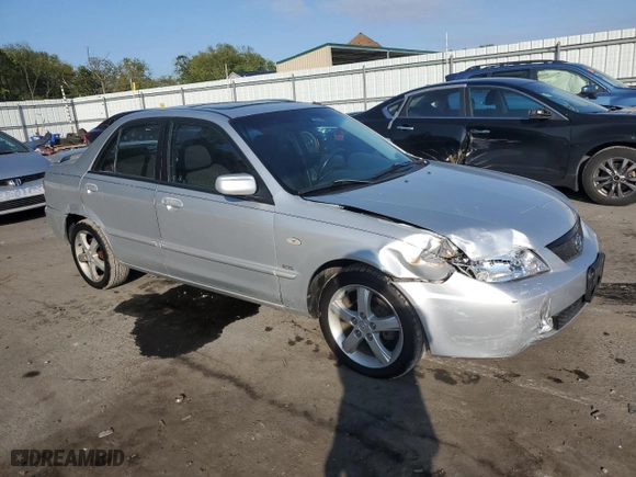 2003 Mazda Protege DX with VIN JM1BJ226631171658, listed as a Copart auction lot 74337864 with 94,058 mi miles and Salvage Title. Bid and sale history available at carsss.com. Image 4.