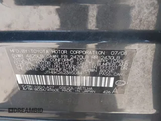 2008 Lexus IS 250 z VIN JTHBK262385084111, wystawiony jako IAAI lot #42217869 z przebiegiem 157 736 mil mil oraz . Historia ofert i sprzedaży dostępna na DreamBid. Obrazek 9.