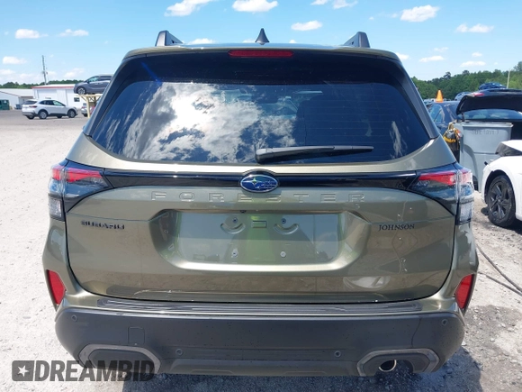 2025 Subaru Forester Limited z VIN JF2SLDRC6SH445868, wystawiony jako IAAI lot #42186891 z przebiegiem 6 488 mil mil oraz . Historia ofert i sprzedaży dostępna na DreamBid. Obrazek 17.