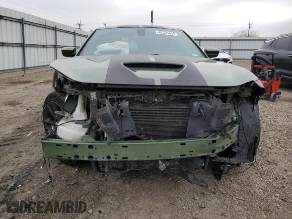 2021 Dodge Charger Scat Pack with VIN 2C3CDXGJ7MH503684, listed as a Copart auction lot 42331415 with 82,114 mi miles and Salvage Title. Bid and sale history available at DreamBid. Image 5.