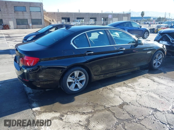 2011 BMW 5 Series 528i with VIN WBAFR1C54BC736807, listed as a IAAI auction lot 41511519 with 212,110 mi miles and . Bid and sale history available at carsss.com. Image 4.