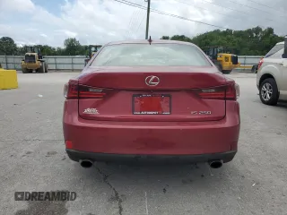 2015 Lexus IS 250 with VIN JTHBF1D25F5055742, listed as a Copart auction lot 61254235 with 102,971 mi miles and Salvage title. Bid and sale history available at DreamBid. Image 6.