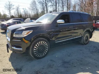 2021 Lincoln Navigator Black Label with VIN 5LMJJ2TT6MEL20329, listed as a Copart auction lot 49008805 with 51,152 mi miles and Salvage Title. Bid and sale history available at carsss.com. Image 1.