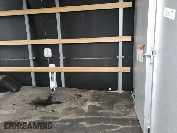 2023 Ford Transit Cargo with VIN 1FTBR1X87PKB07660, listed as a Copart auction lot 63852975 with 37,357 mi miles and Salvage title. Bid and sale history available at DreamBid. Image 10.