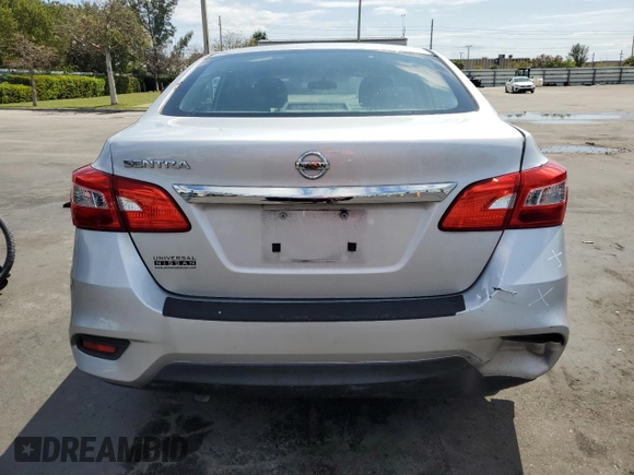 2017 Nissan Sentra S with VIN 3N1AB7AP6HY383465, listed as a Copart auction lot 52596605 with 173,765 mi miles and Clean Title. Bid and sale history available at carsss.com. Image 6.