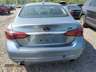 2019 Infiniti Q50 Luxe with VIN JN1EV7APXKM518952, listed as a Copart auction lot 59468095 with 42,344 mi miles and Salvage title. Bid and sale history available at DreamBid. Image 6.