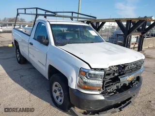 2018 Chevrolet Silverado 1500 Work Truck with VIN 1GCNCNEHXJZ264512, listed as a IAAI auction lot 41173158 with 126,311 mi miles. Bid and sale history available at carsss.com. Image 1.