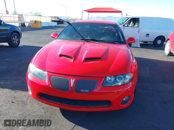 2005 Pontiac GTO with VIN 6G2VX12U25L356602, listed as a IAAI auction lot 41960537 with 53,648 mi miles. Bid and sale history available at carsss.com. Image 6.