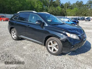 2011 Lexus RX 350 with VIN 2T2BK1BAXBC091801, listed as a Copart auction lot 52027045 with 185,562 mi miles and Salvage Title. Bid and sale history available at DreamBid. Image 4.