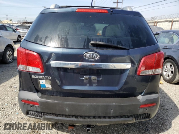 2012 Kia Sorento LX with VIN 5XYKT4A28CG259972, listed as a Copart auction lot 50072505 with 216,162 mi miles and Clean Title. Bid and sale history available at carsss.com. Image 6.