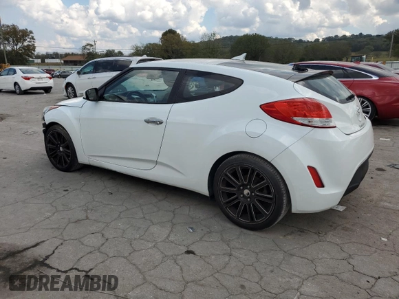 2014 Hyundai Veloster with VIN KMHTC6AD5EU213773, listed as a Copart auction lot 74619554 with 98,315 mi miles and Salvage Title. Bid and sale history available at carsss.com. Image 2.