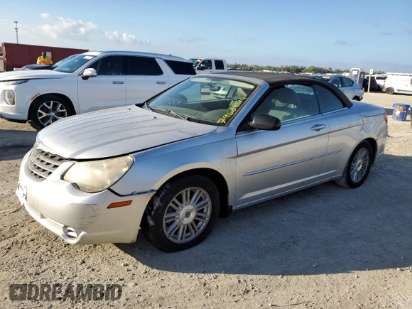 2008 Chrysler Sebring LX with VIN 1C3LC45K78N233950, listed as a Copart auction lot 79689514 with 0 mi miles and Non Repairable. Bid and sale history available at carsss.com. Image 1.
