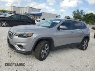 2020 Jeep Cherokee Limited with VIN 1C4PJLDB2LD577103, listed as a Copart auction lot 51555725 with 170,878 mi miles and Salvage title. Bid and sale history available at DreamBid. Image 1.
