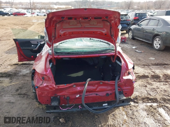 2022 Mercedes-Benz CLA 250 with VIN W1K5J4HB2NN272503, listed as a IAAI auction lot 41756218 with 45,477 mi miles and . Bid and sale history available at DreamBid. Image 6.