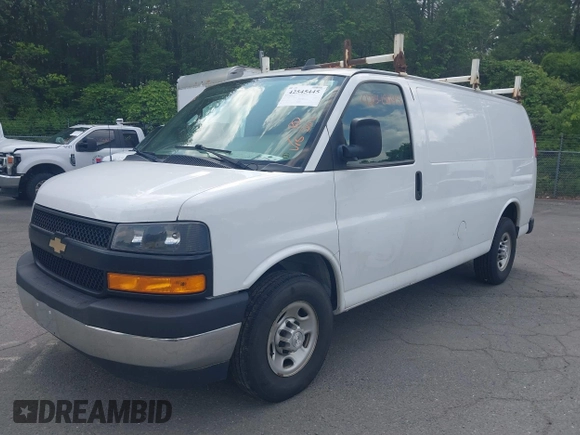 2019 Chevrolet Express Cargo with VIN 1GCWGAFP8K1196427, listed as a IAAI auction lot 42545445 with 141,592 mi miles and . Bid and sale history available at DreamBid. Image 17.