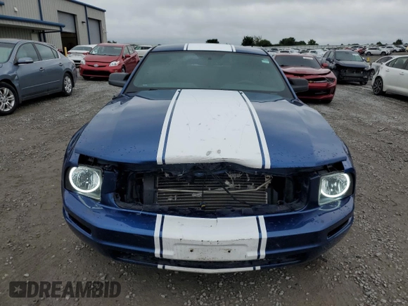 2008 Ford Mustang Deluxe with VIN 1ZVHT80N185182565, listed as a Copart auction lot 61276625 with 172,421 mi miles and Salvage title. Bid and sale history available at DreamBid. Image 5.