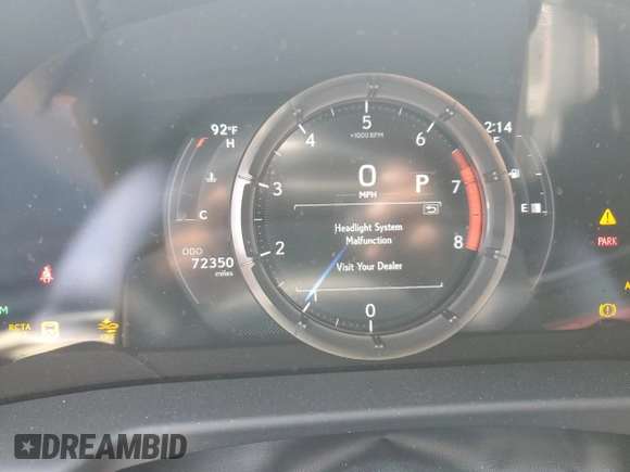 2019 Lexus ES 350 with VIN 58ABZ1B1XKU048115, listed as a Copart auction lot 48318204 with 72,350 mi miles and Clean title. Bid and sale history available at DreamBid. Image 9.