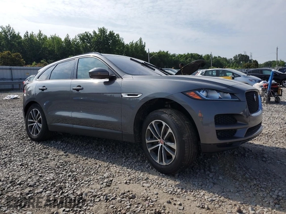 2017 Jaguar F-Pace 35t Premium with VIN SADCJ2BV0HA894638, listed as a Copart auction lot 58752885 with 77,299 mi miles and Salvage title. Bid and sale history available at DreamBid. Image 4.