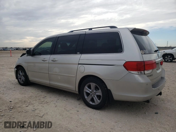 2008 Honda Odyssey Touring with VIN 5FNRL38928B035834, listed as a Copart auction lot 89386465 with 0 mi miles and Salvage Title. Bid and sale history available at carsss.com. Image 2.