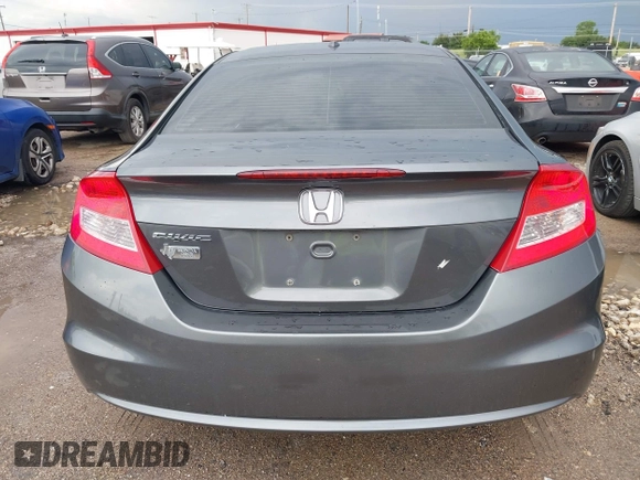 2012 Honda Civic Cpe EX with VIN 2HGFG3B8XCH550429, listed as a IAAI auction lot 42113645 with 176,872 mi miles. Bid and sale history available at carsss.com. Image 16.