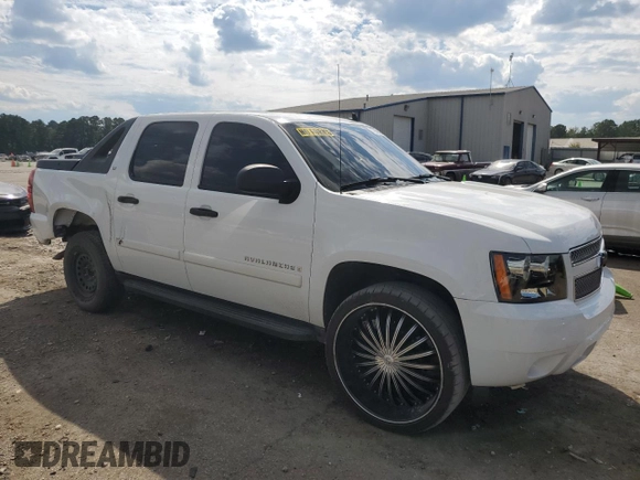 2008 Chevrolet Avalanche LTZ with VIN 3GNEC12068G112834, listed as a Copart auction lot 74538904 with 204,838 mi miles and Salvage Title. Bid and sale history available at carsss.com. Image 4.