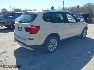 2016 BMW X3 xDrive28i with VIN 5UXWX9C52G0D79354, listed as a IAAI auction lot 41720281 with 110,992 mi miles. Bid and sale history available at carsss.com. Image 4.