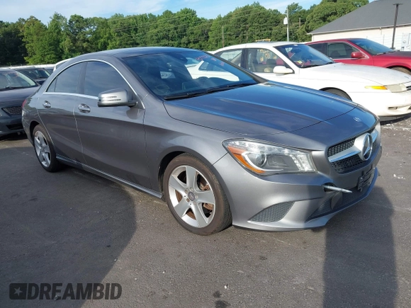 2015 Mercedes-Benz CLA 250 z VIN WDDSJ4GB6FN177075, wystawiony jako IAAI lot #42738282 z przebiegiem 159 466 mil mil oraz . Historia ofert i sprzedaży dostępna na DreamBid. Obrazek 1.