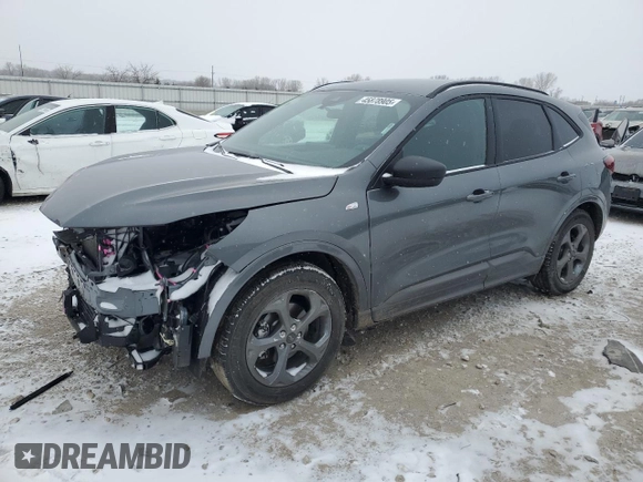 2024 Ford Escape ST-Line with VIN 1FMCU0MN2RUB42813, listed as a Copart auction lot 45878905 with 4,713 mi miles and Salvage Title. Bid and sale history available at DreamBid. Image 1.