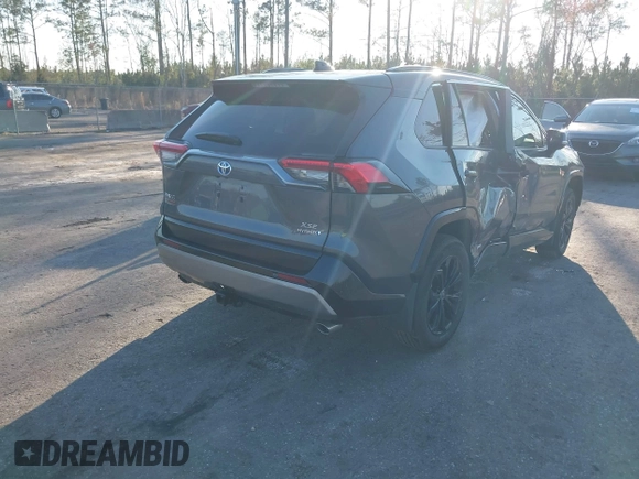 2024 Toyota RAV4 Hybrid XSE with VIN 2T3E6RFV0RW068643, listed as a IAAI auction lot 41621702 with 10,332 mi miles. Bid and sale history available at carsss.com. Image 4.