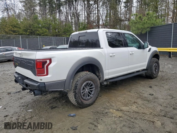 2020 Ford F-150 Raptor with VIN 1FTFW1RG5LFA69167, listed as a Copart auction lot 42113214 with 70,276 mi miles and Salvage Title. Bid and sale history available at carsss.com. Image 3.