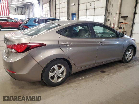 2014 Hyundai Elantra SE with VIN 5NPDH4AE0EH490588, listed as a Copart auction lot 54453295 with 120,211 mi miles and Clean Title. Bid and sale history available at DreamBid. Image 3.